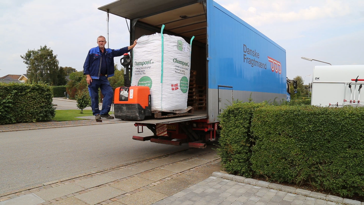 Champost jordforbedring Bigbag 3000l.